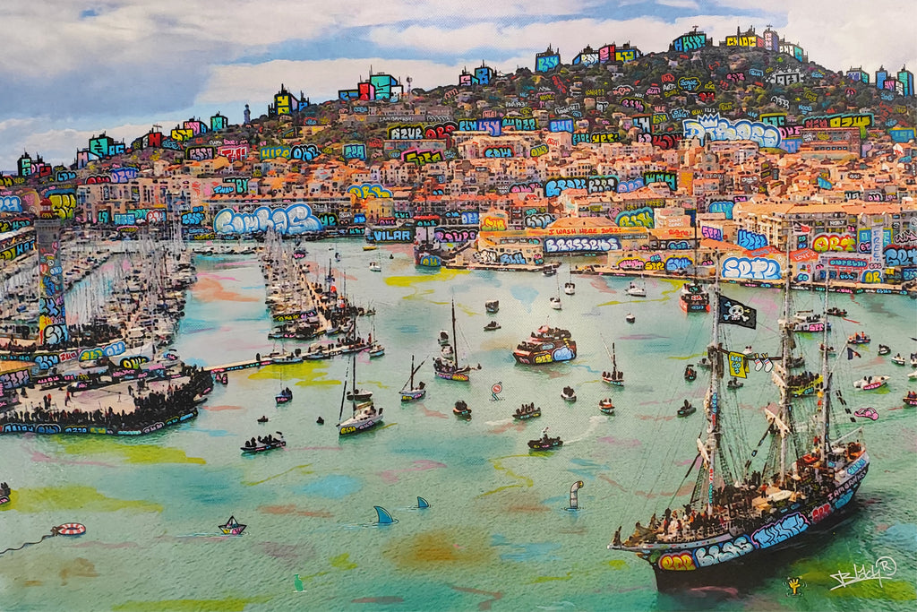 La fête de la couleur au port de Sète en 2052 — BLACH®
