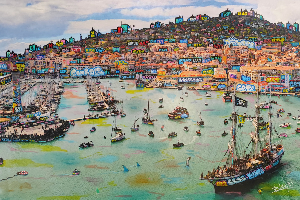 La fête de la couleur au port de Sète en 2052 — BLACH®