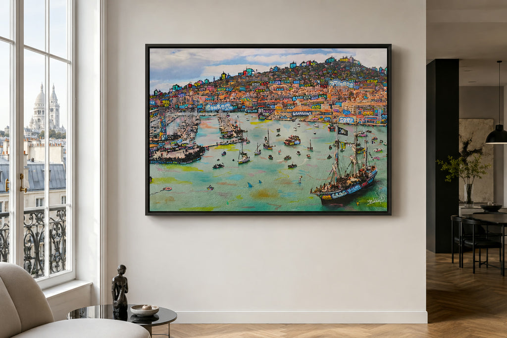 La fête de la couleur au port de Sète en 2052 — BLACH®