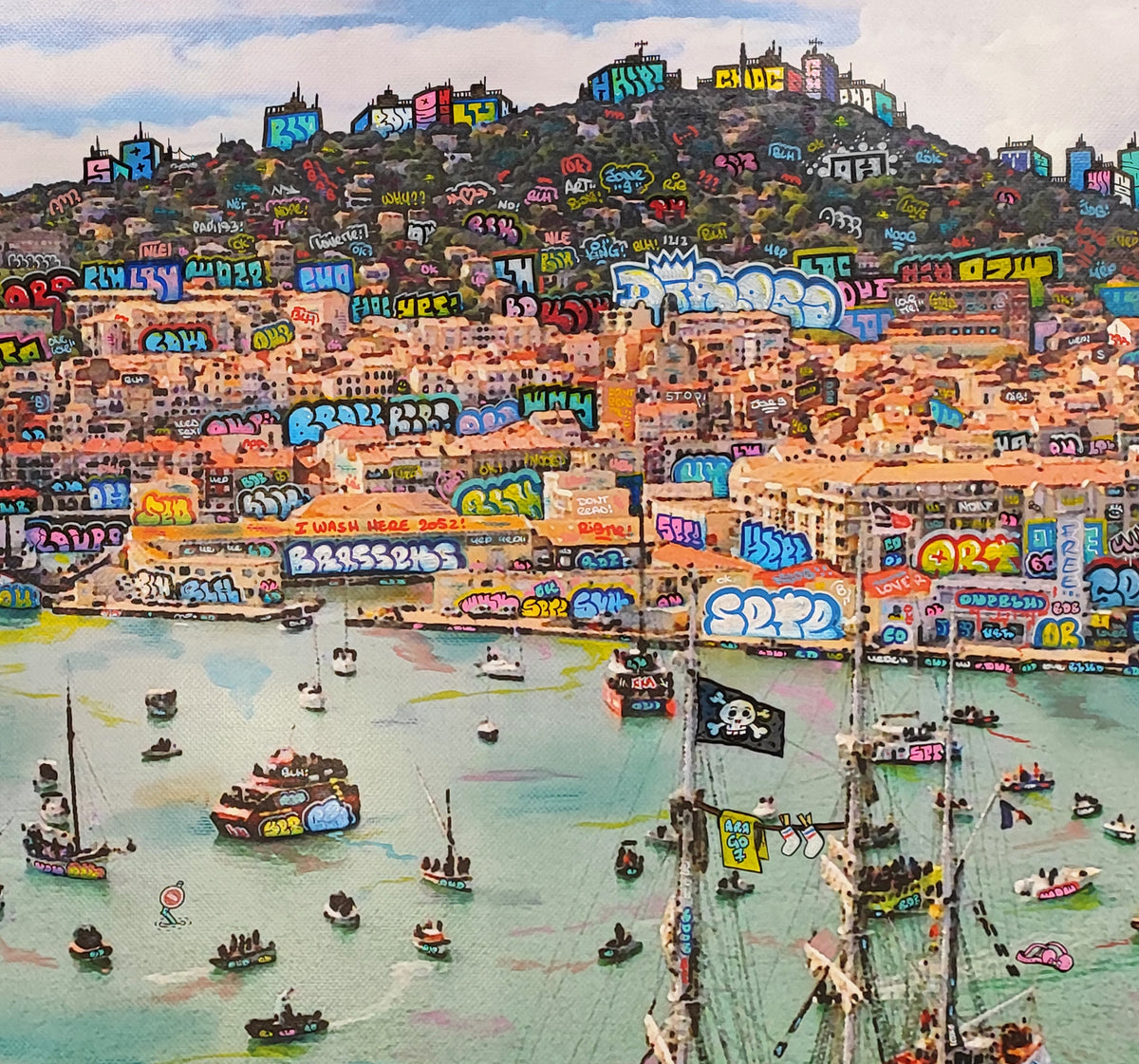 La fête de la couleur au port de Sète en 2052 — BLACH®