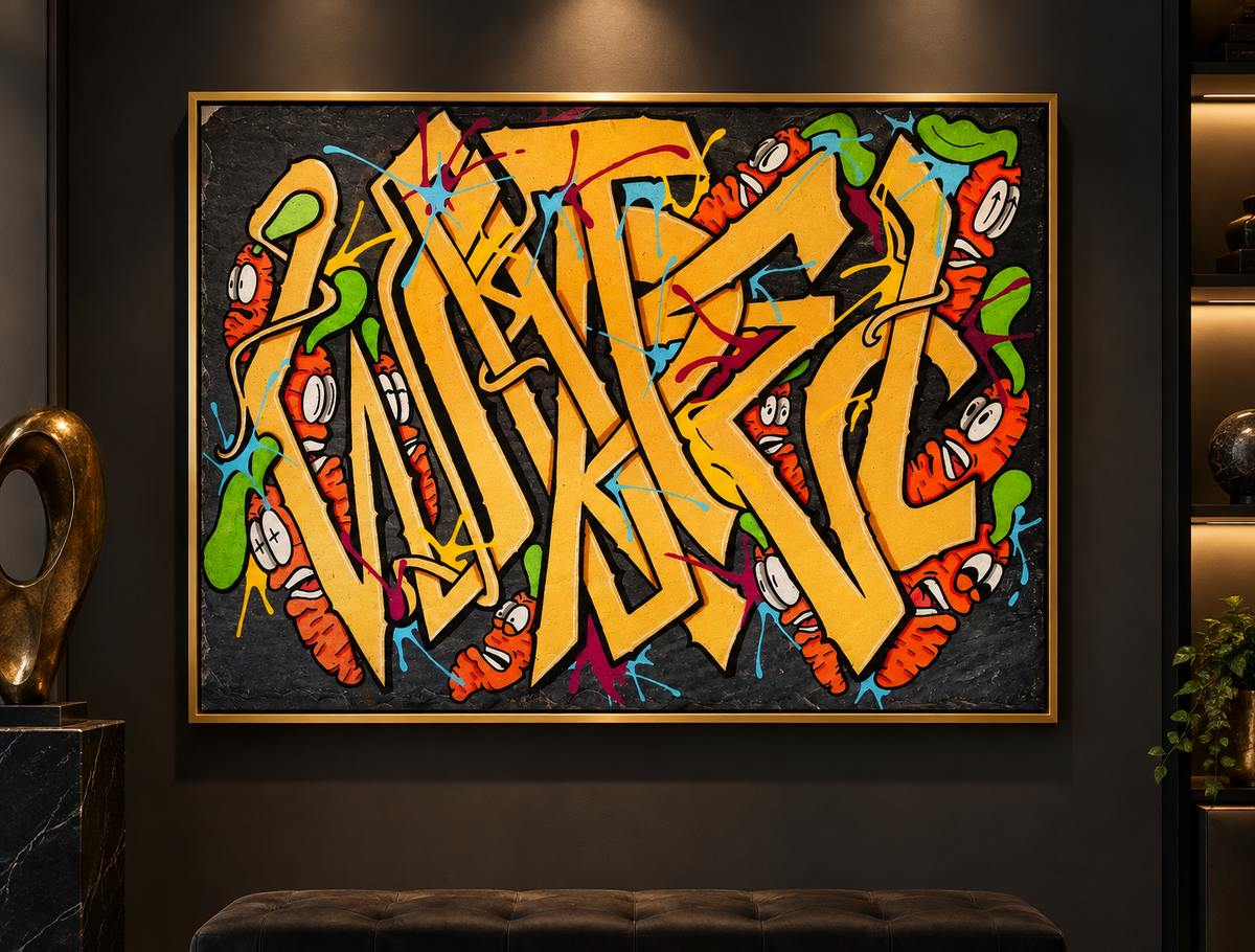 Hello Tags — Wild Throw-up (Série Ardoise, La Carotte)