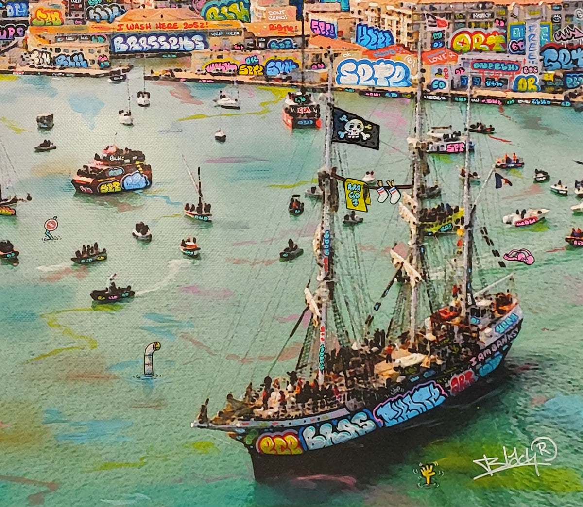 La fête de la couleur au port de Sète en 2052 — BLACH®