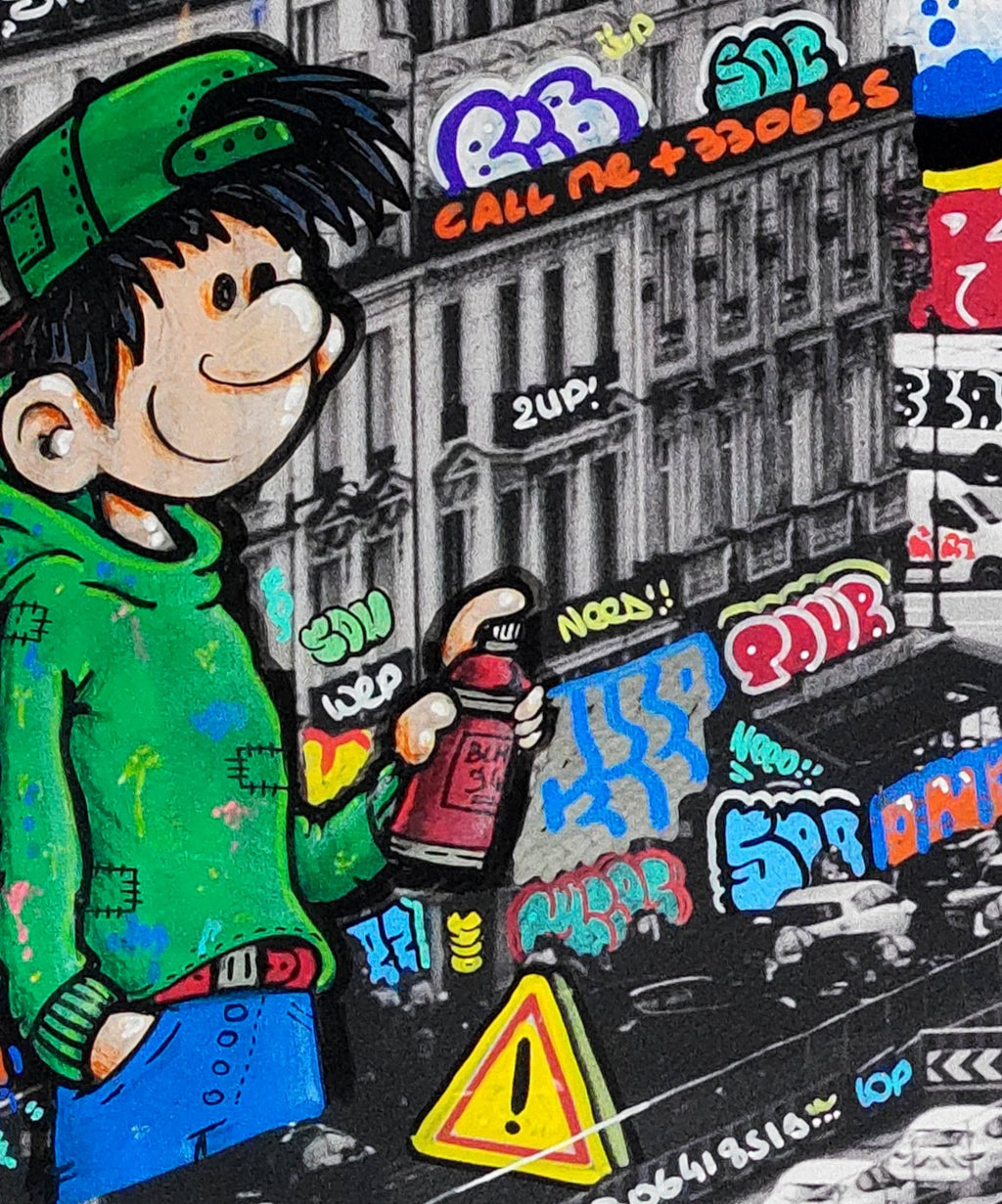 Paris Bande Dessinée Vertical — Original  art by Blach®