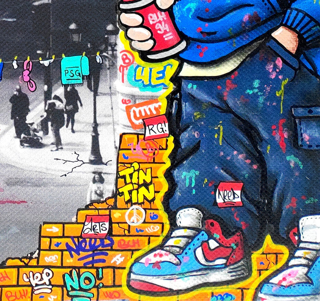 Paris Bande Dessinée Vertical — Original  art by Blach®