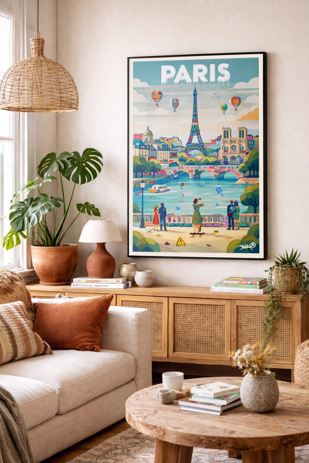 Paris Affiche Vintage et Graffiti