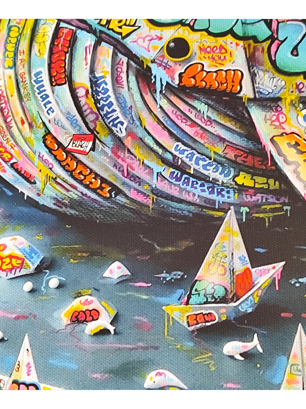 BALEINE Origami Graffiti