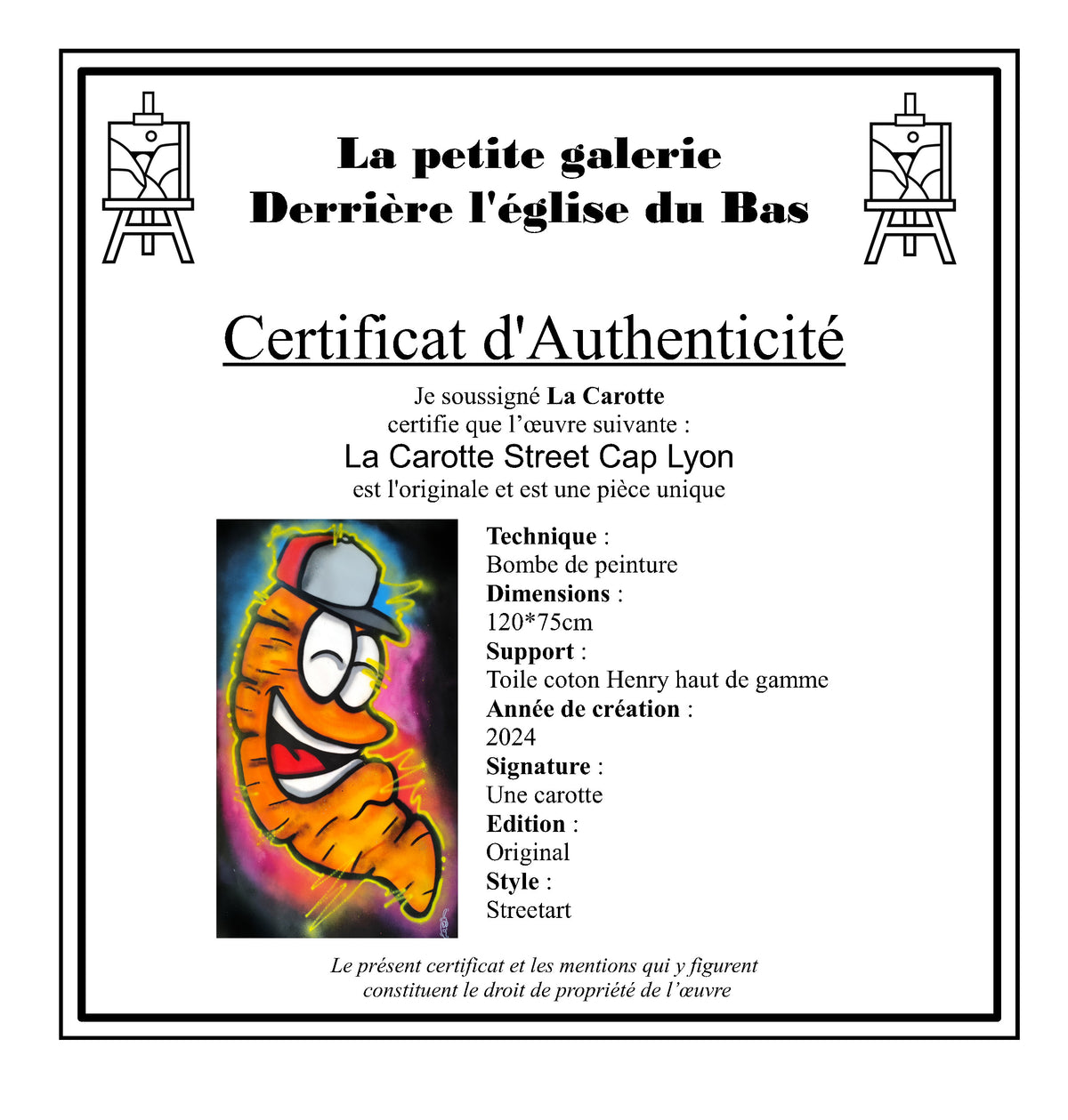 CAROTTE CASQUETTE
