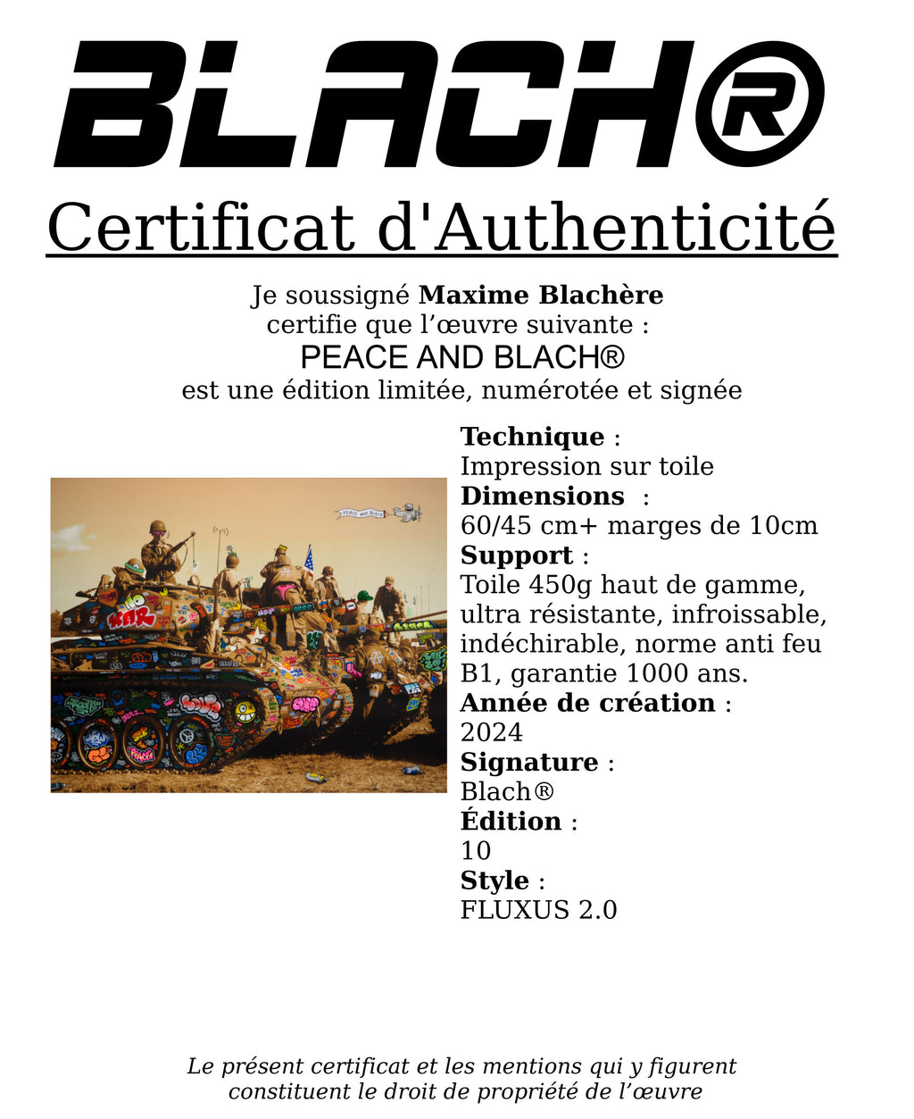 Peace and Blach®