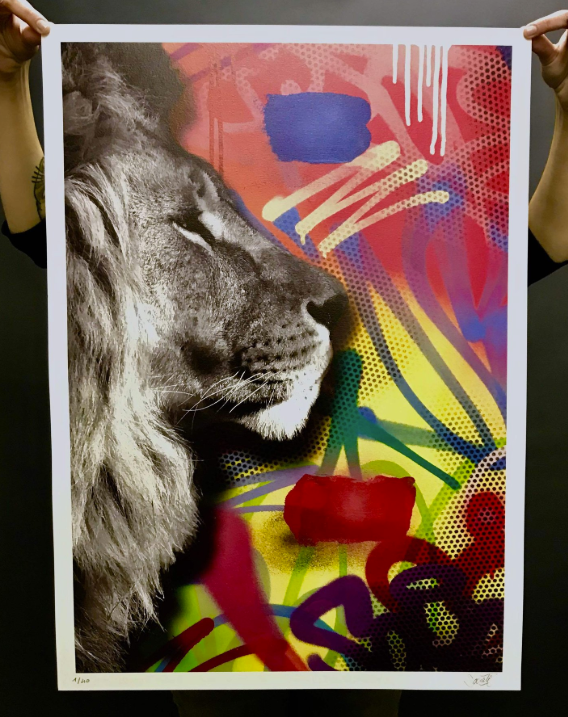 Wild Style — Socrate, Street Art — Sérigraphie, édition limitée /40