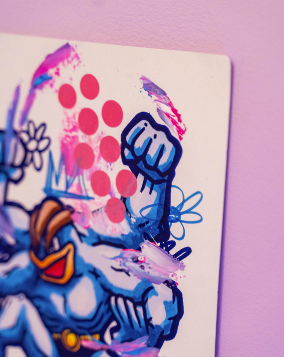 Mackogneur — Brunograffer, Pop Art — Giclée rehaussée main, exemplaire unique