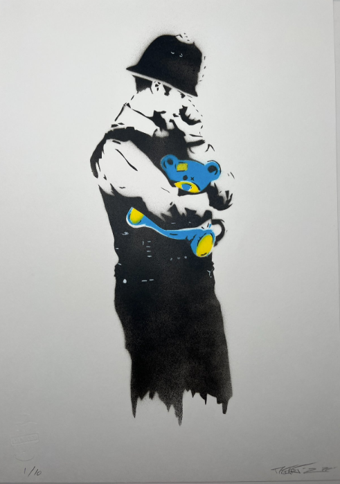 Baby Cop (Ukraine) — CANNED (Mofart'z), Street Art — Édition limitée 1/10