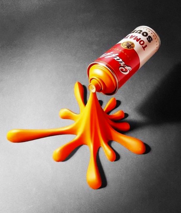 Splash It Tomato Orange — 2Fast, Sculpture Street Art