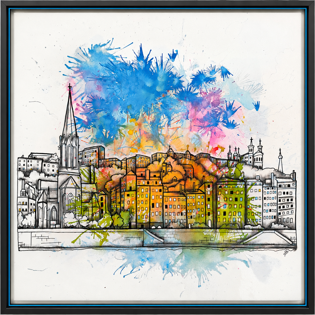 Lyon By Sev — Œuvre originale de Séverine Marchetti