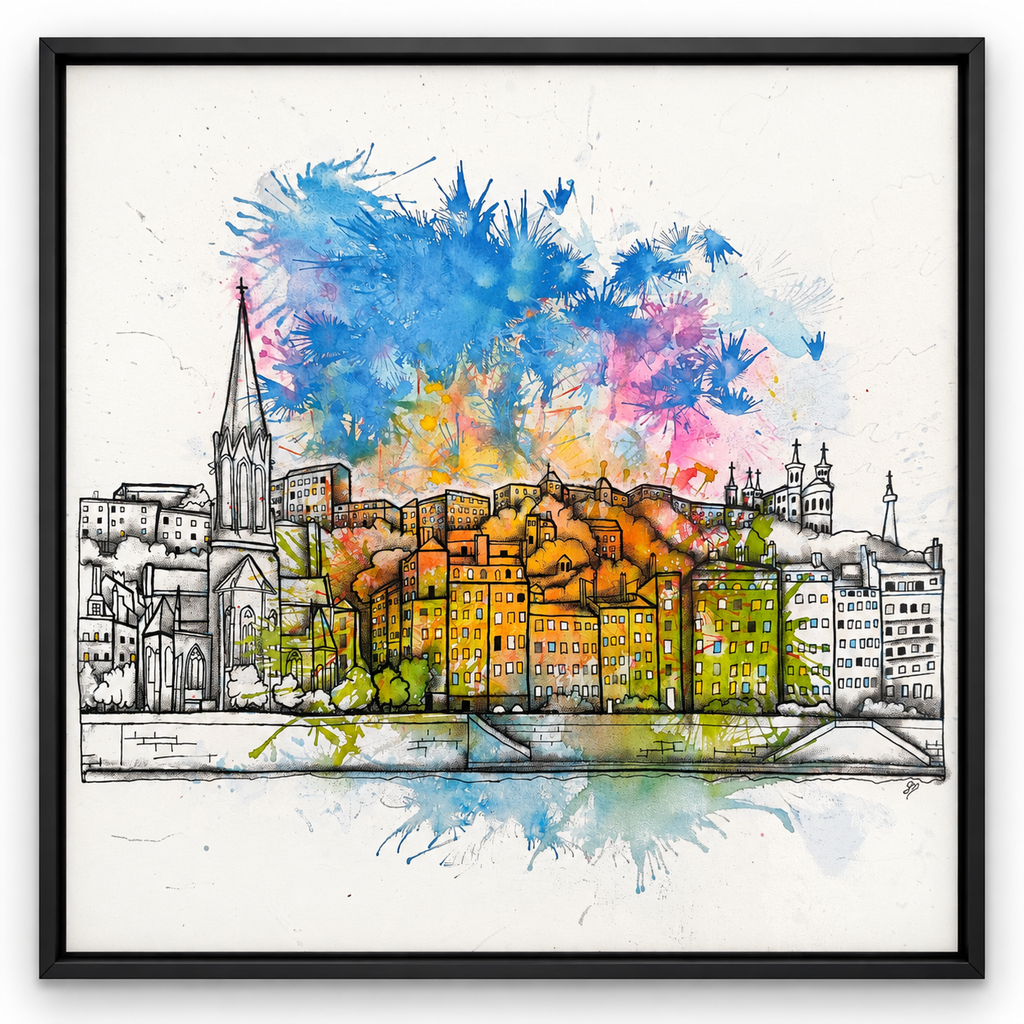 Lyon By Sev — Œuvre originale de Séverine Marchetti