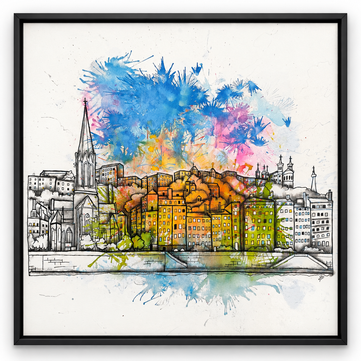 Lyon By Sev — Œuvre originale de Séverine Marchetti
