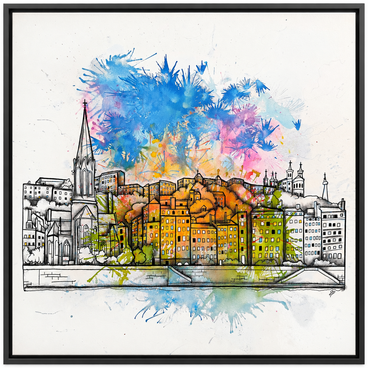 Lyon By Sev — Œuvre originale de Séverine Marchetti