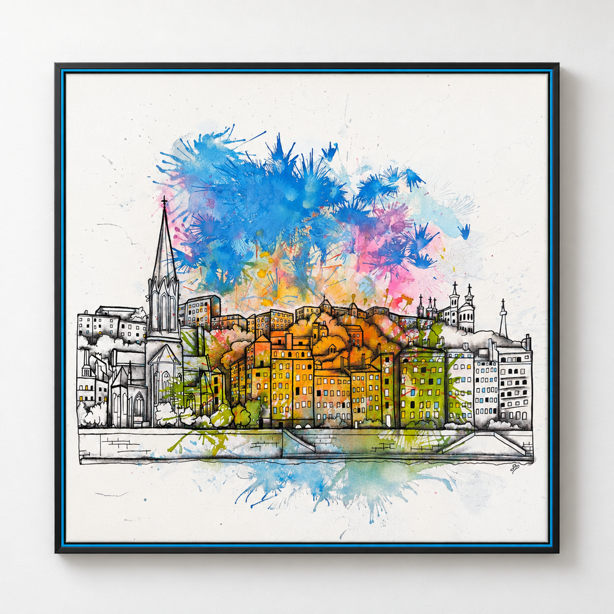 Lyon By Sev — Œuvre originale de Séverine Marchetti