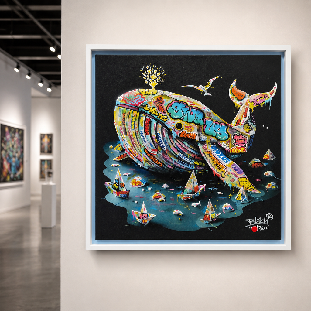 BALEINE Origami Graffiti