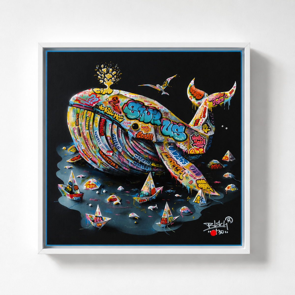 BALEINE Origami Graffiti