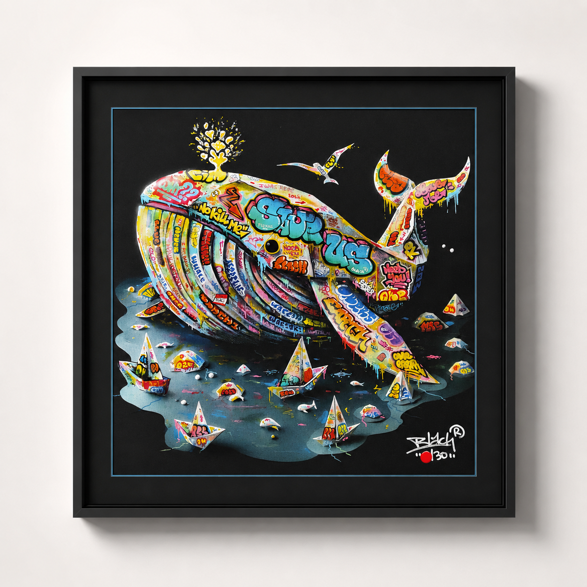 BALEINE Origami Graffiti