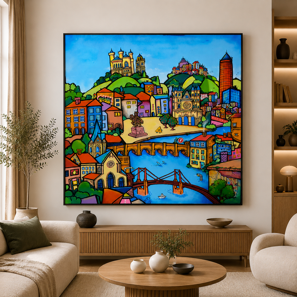 URC LYON XXL 2026 — Œuvre originale de Blach®
