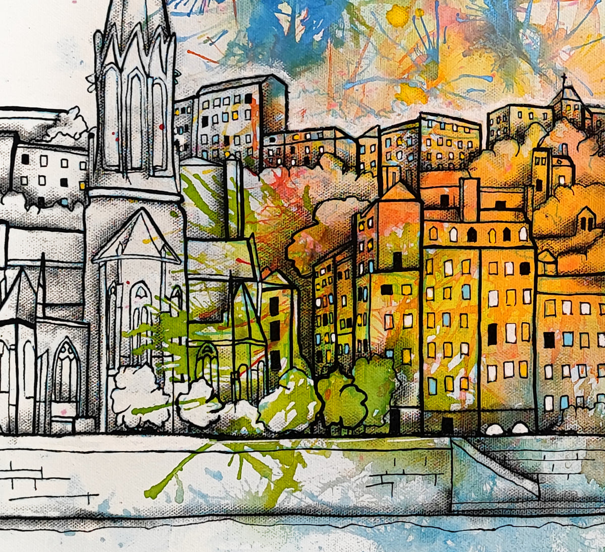 Lyon By Sev — Œuvre originale de Séverine Marchetti
