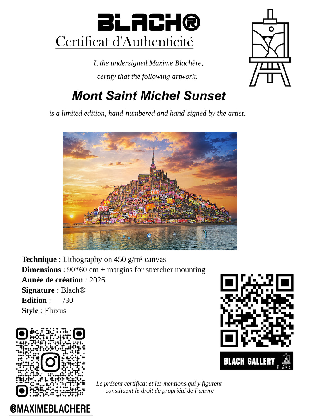 Mont Saint Michel Sunset