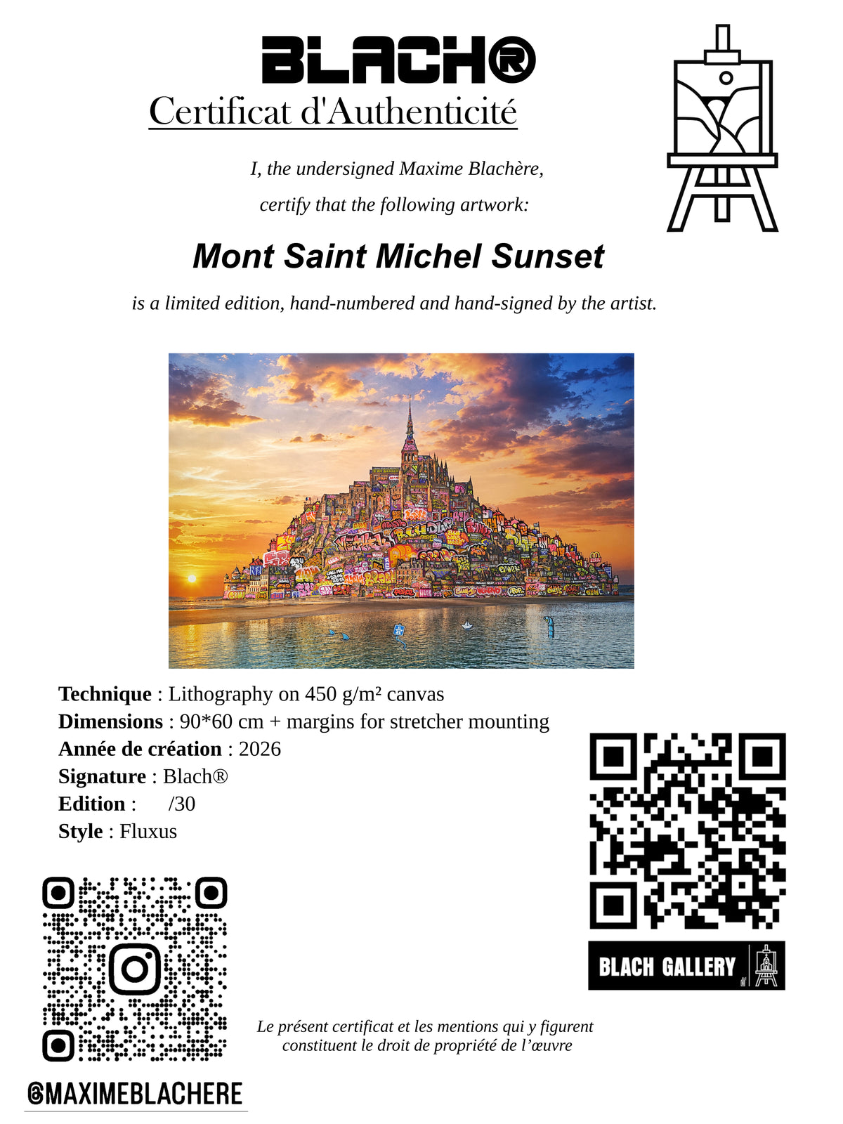 Mont Saint Michel Sunset