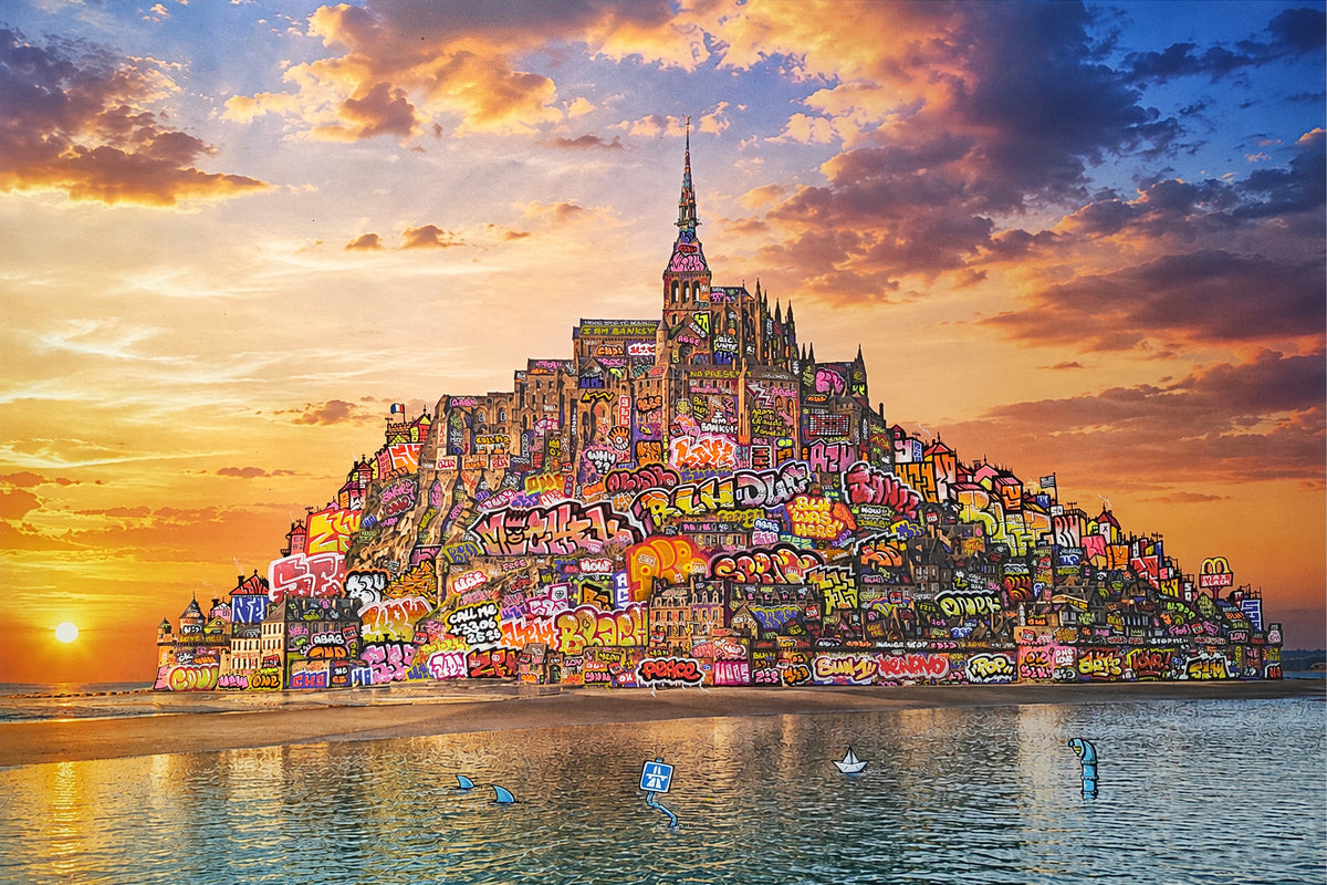 Mont Saint Michel Sunset