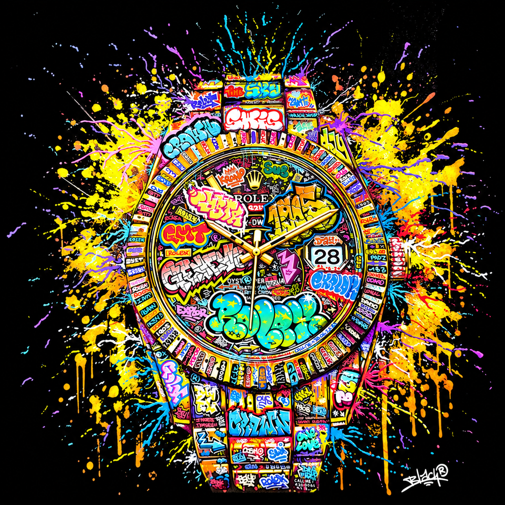 Rolex Got Vandalized — Édition limitée signée et numérotée par Blach®
