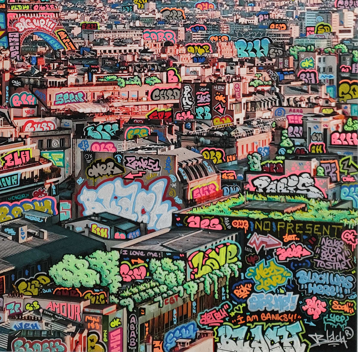 Paris Love Graffiti
