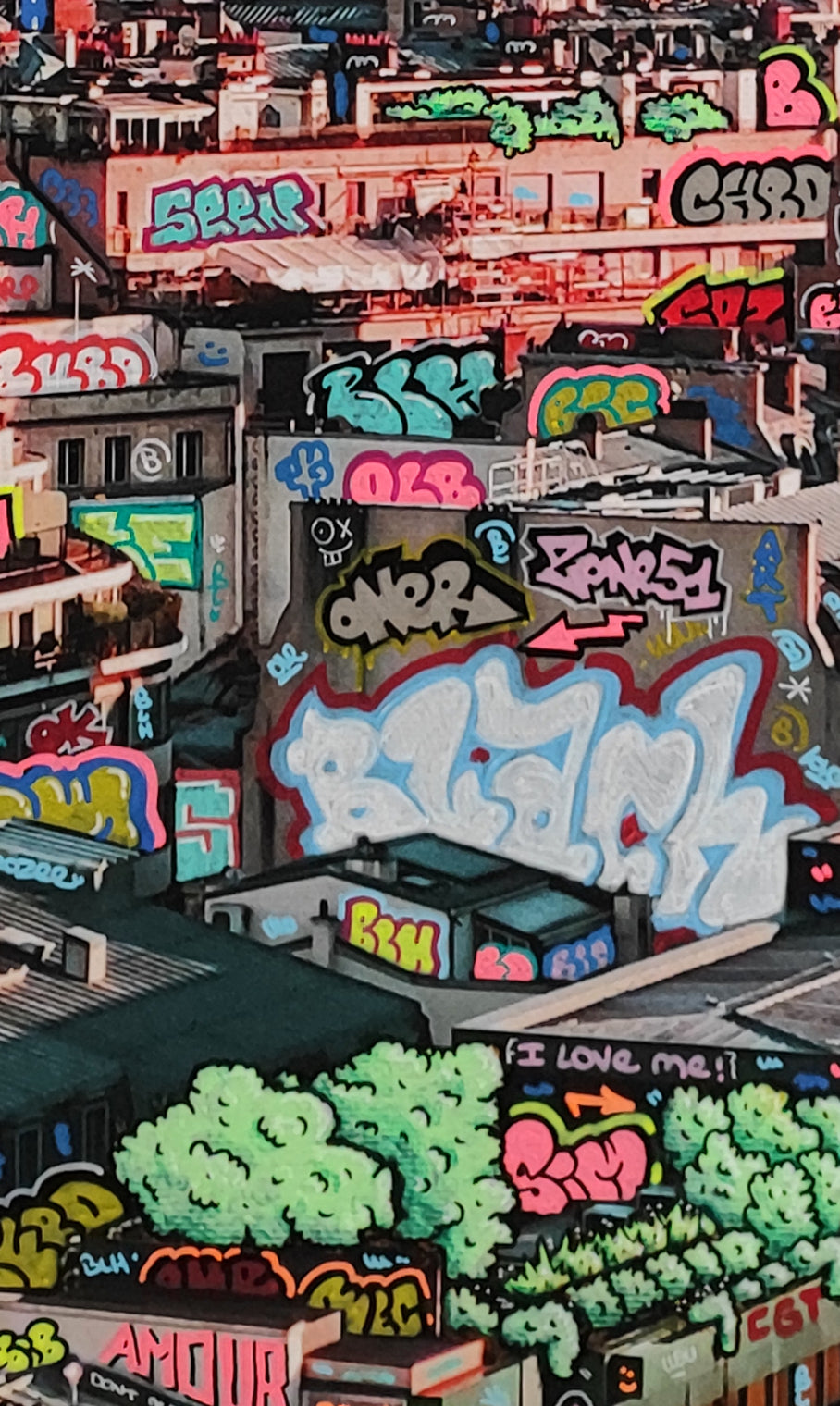 Paris Love Graffiti
