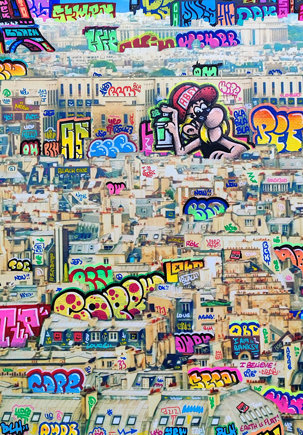 Paris Bande dessinée et lunettes de soleil