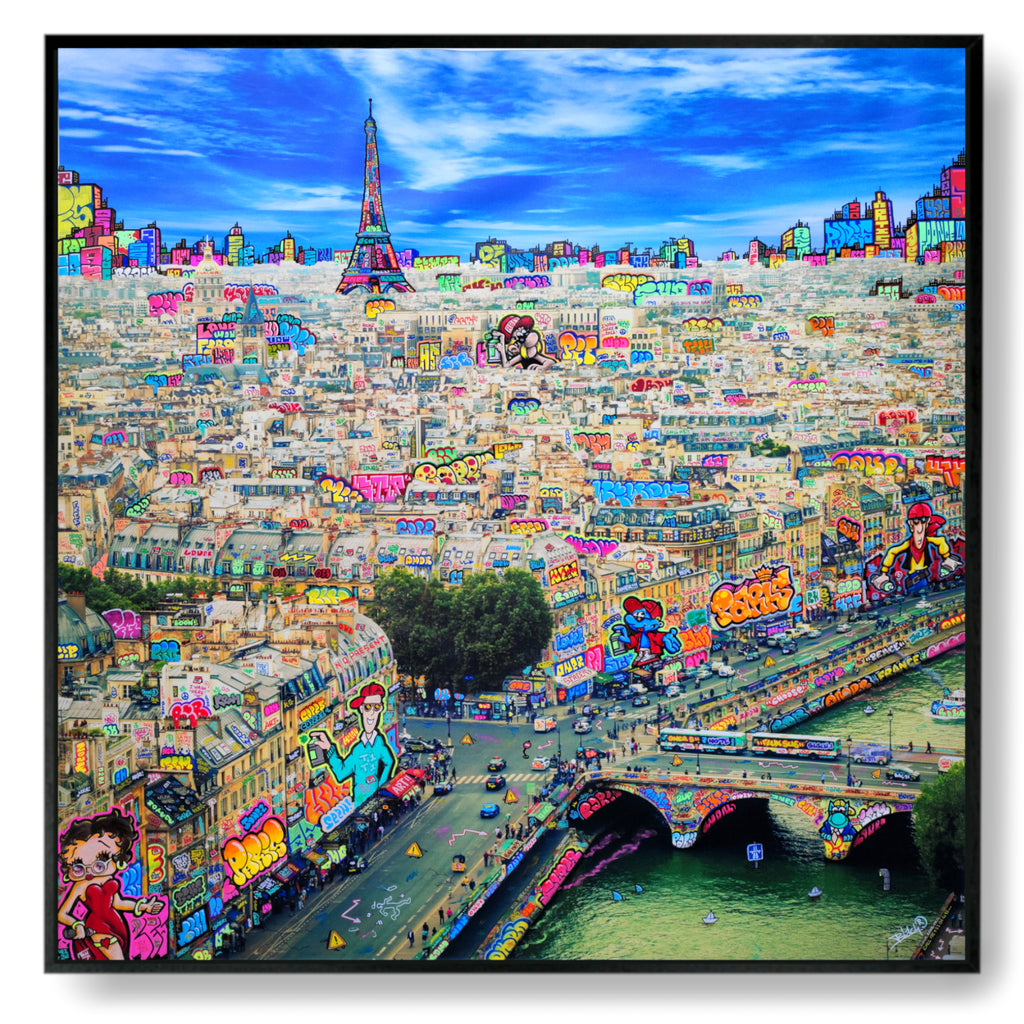 Paris Bande dessinée et lunettes de soleil