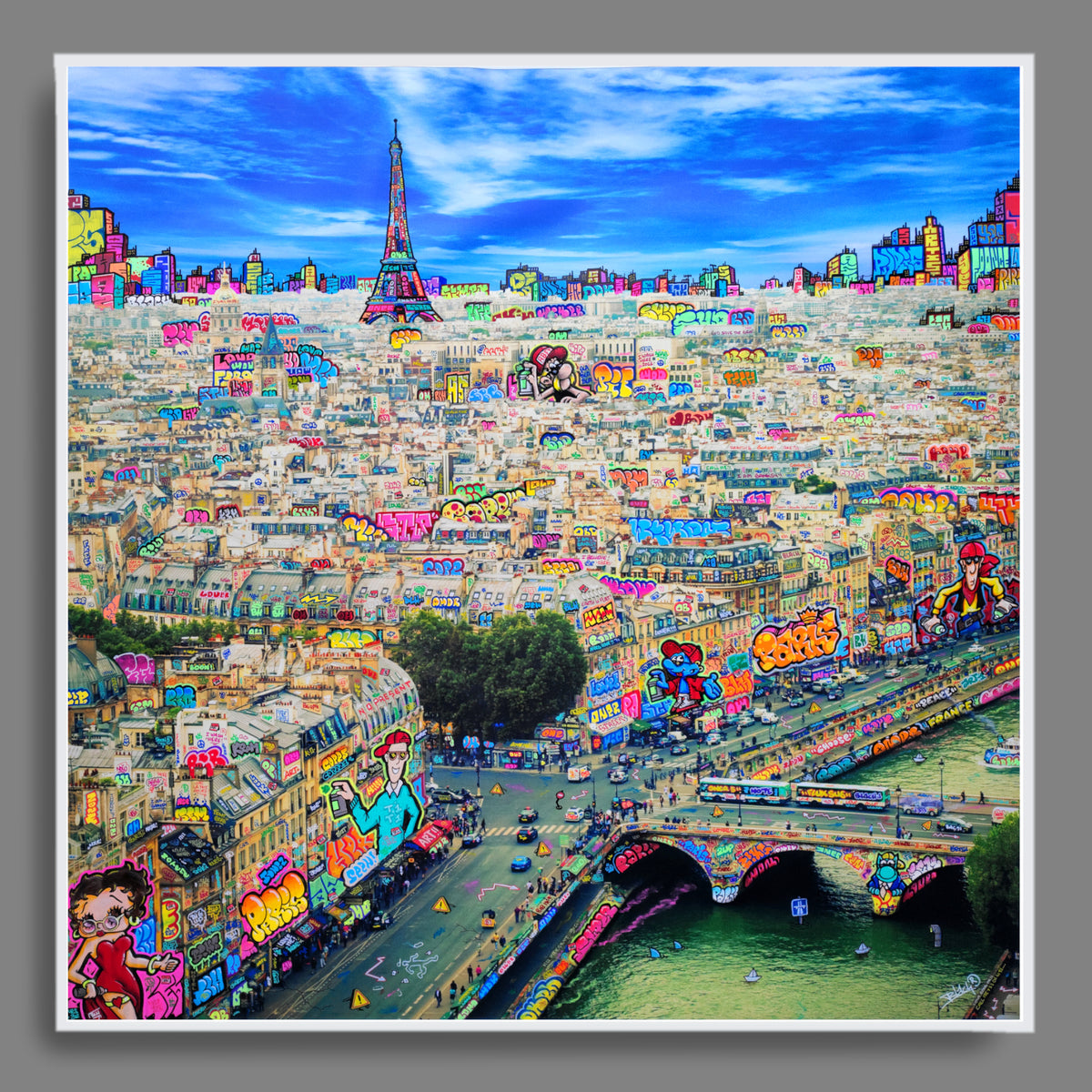 Paris Bande dessinée et lunettes de soleil