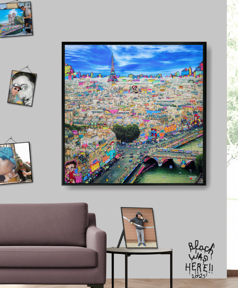 Paris Bande dessinée et lunettes de soleil