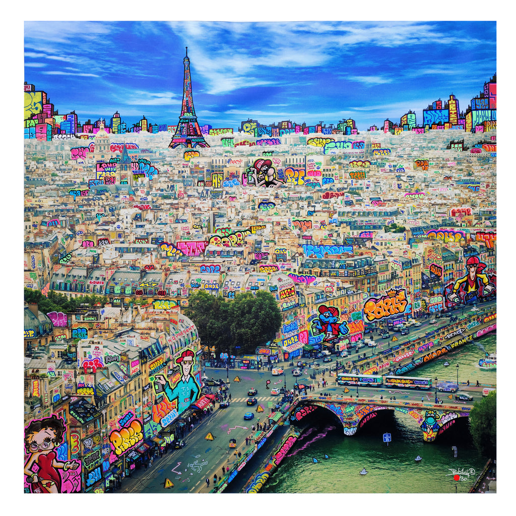 Paris Bande dessinée et lunettes de soleil