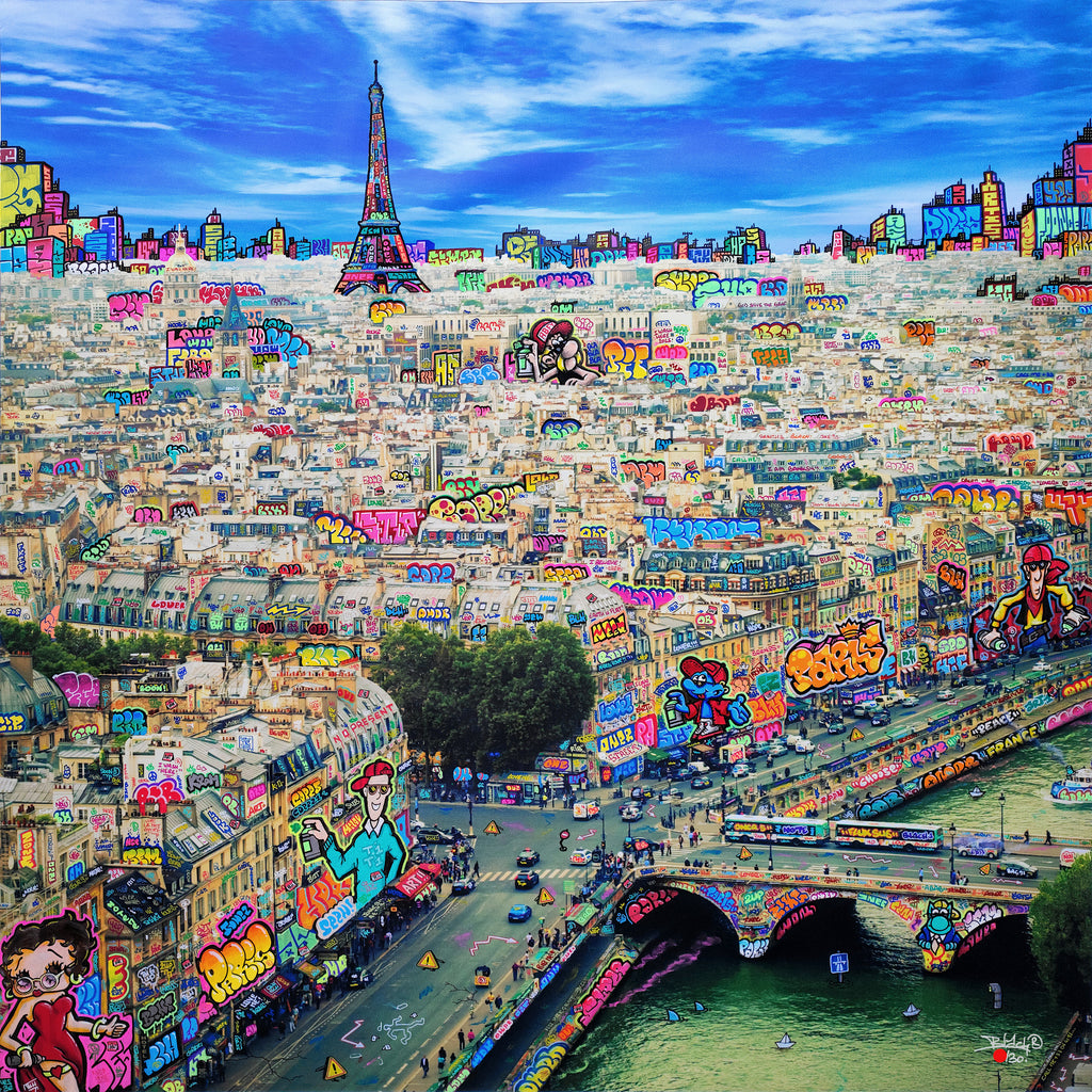 Paris Bande dessinée et lunettes de soleil