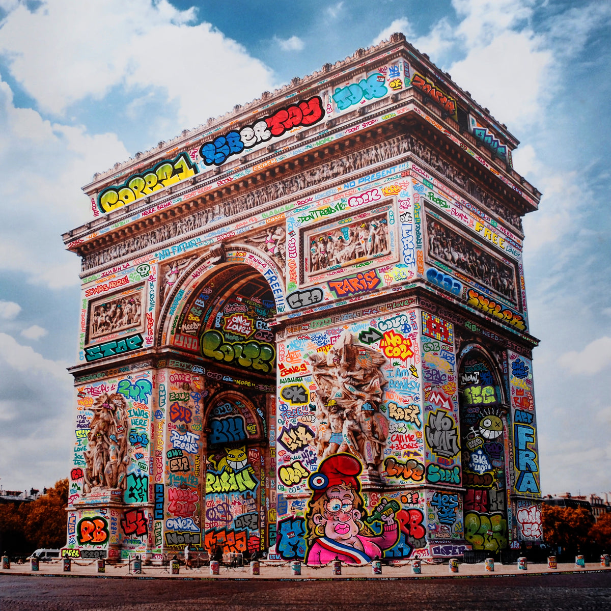 Paris Arc de triomphe de la libertay