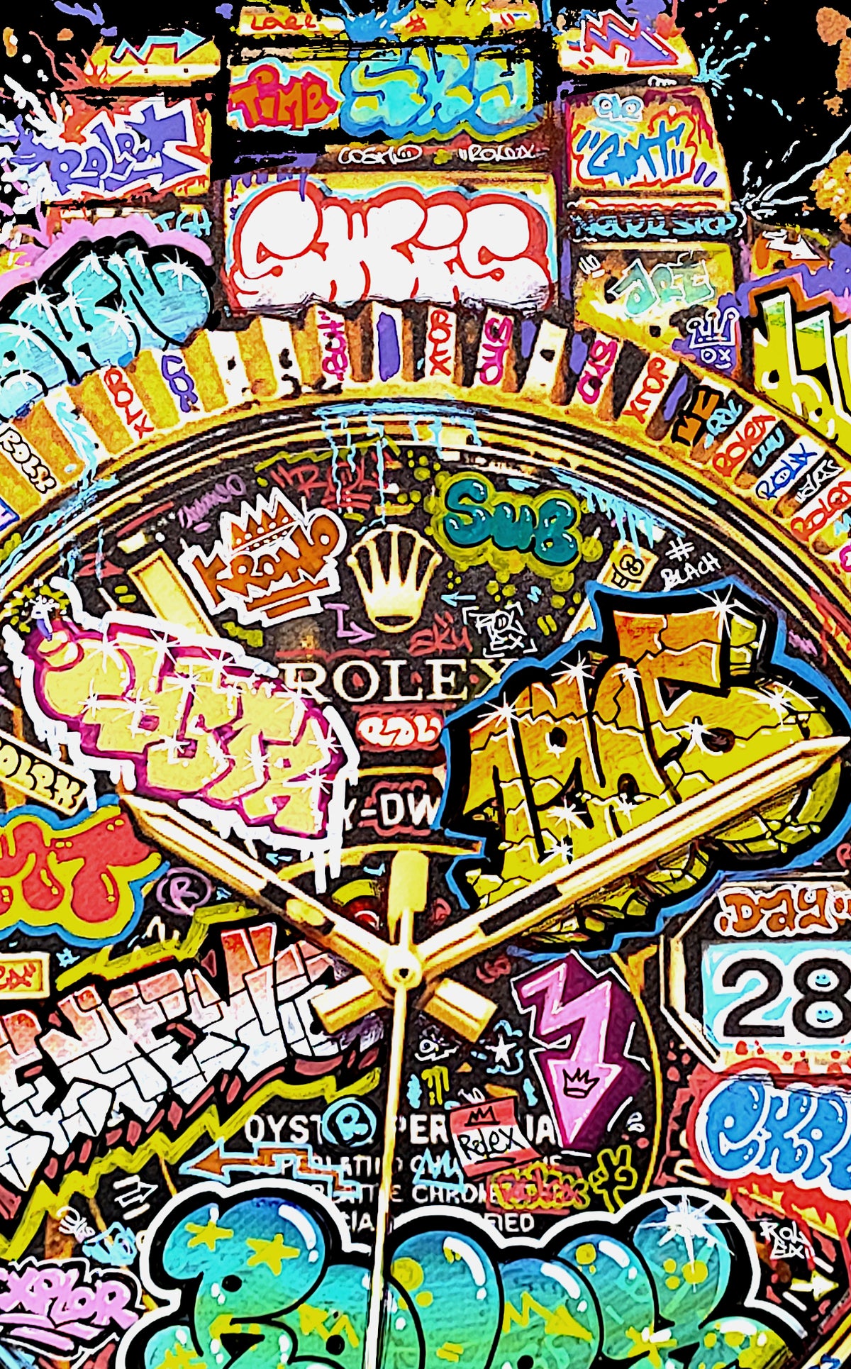 Rolex Got Vandalized — Édition limitée signée et numérotée par Blach®