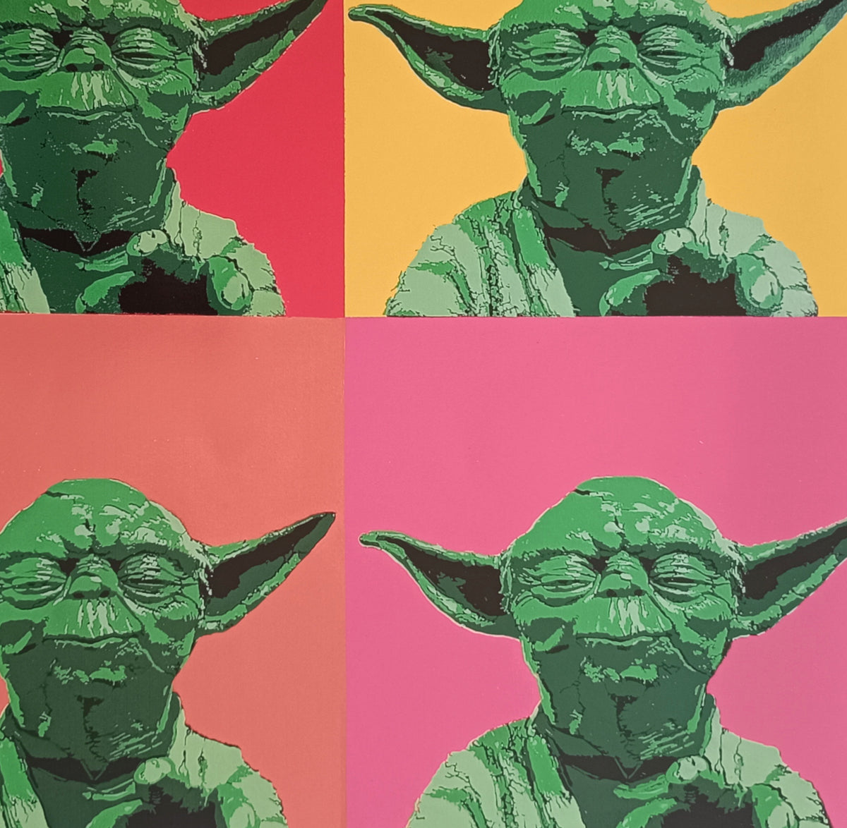 Yoda Wharol / edition Limited and signed By Blach®
