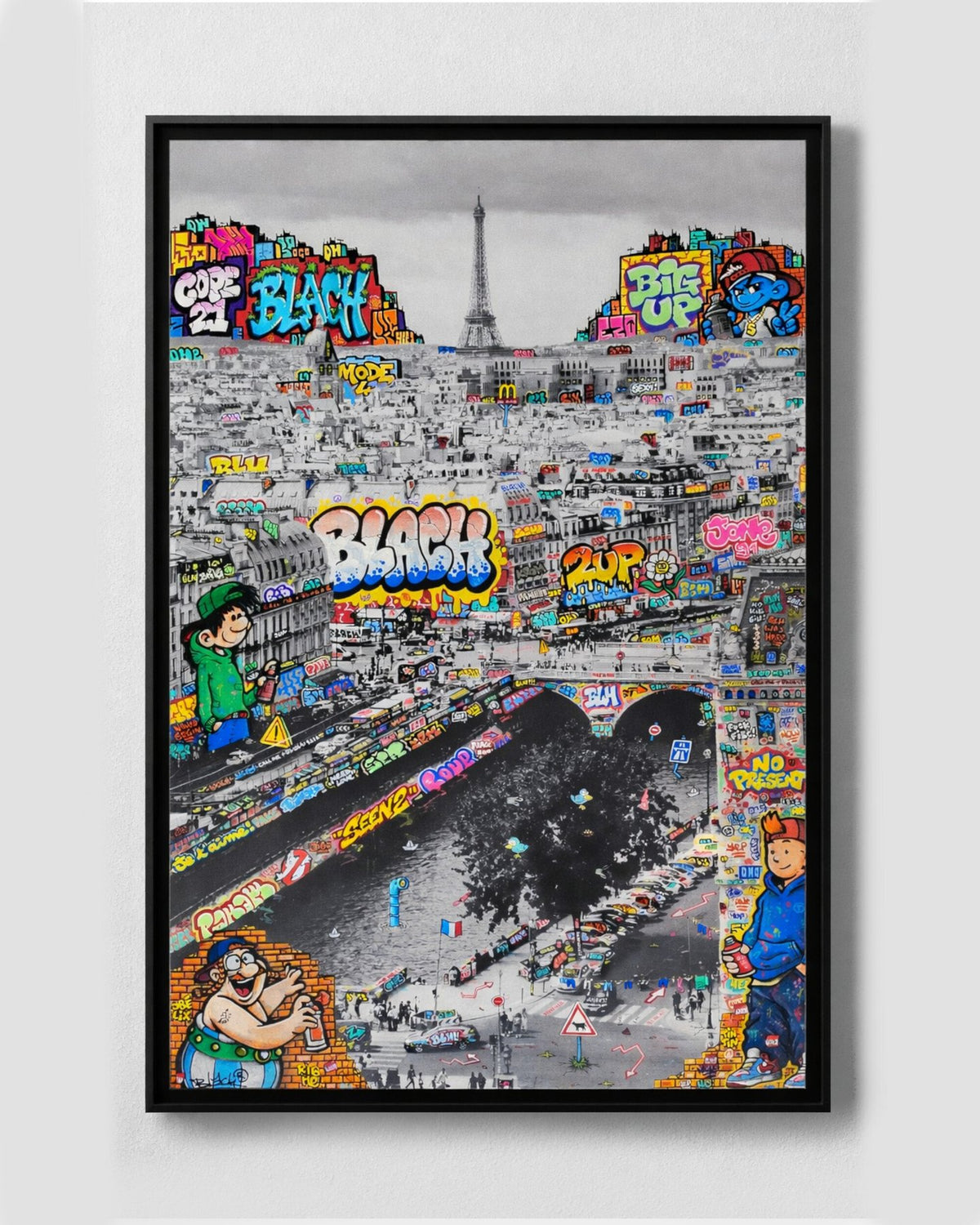Paris Bande Dessinée Vertical — Original  art by Blach®