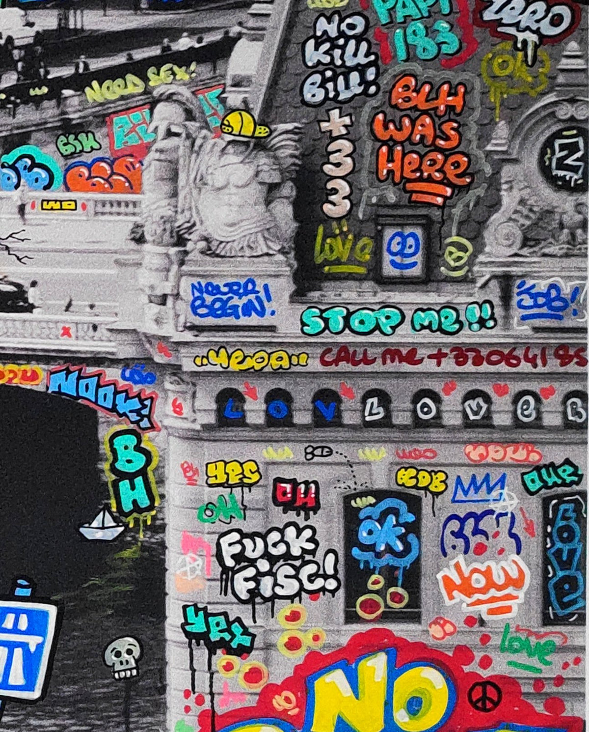 Paris Bande dessinée vertical XXL