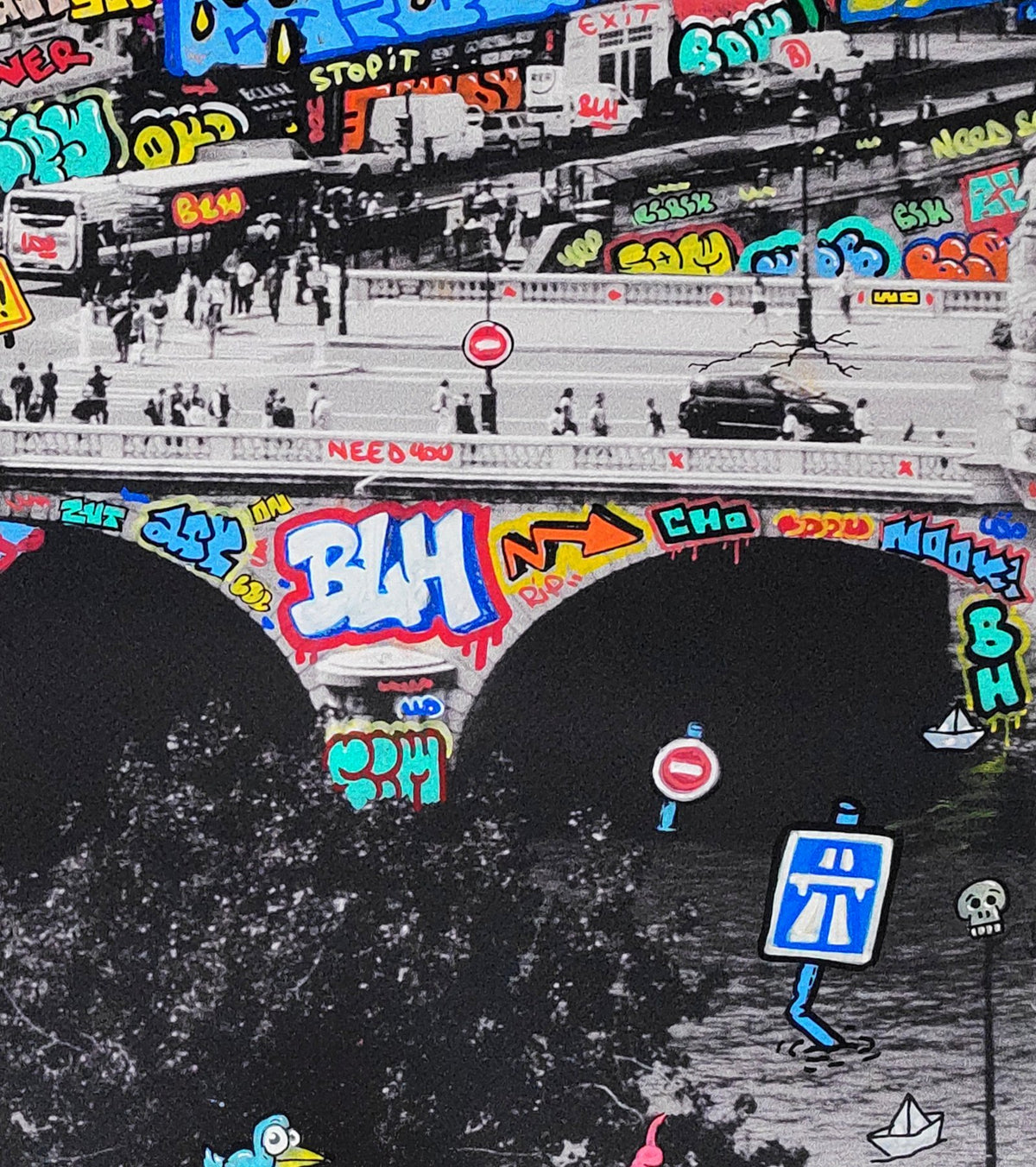 Paris Bande dessinée vertical XXL