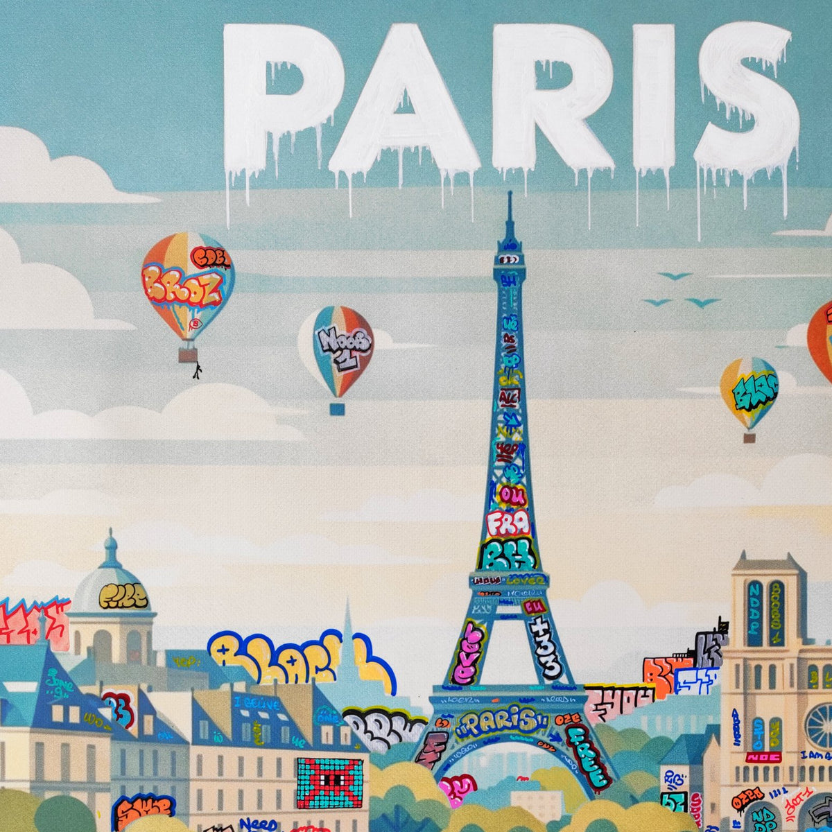 Paris Affiche Vintage et Graffiti