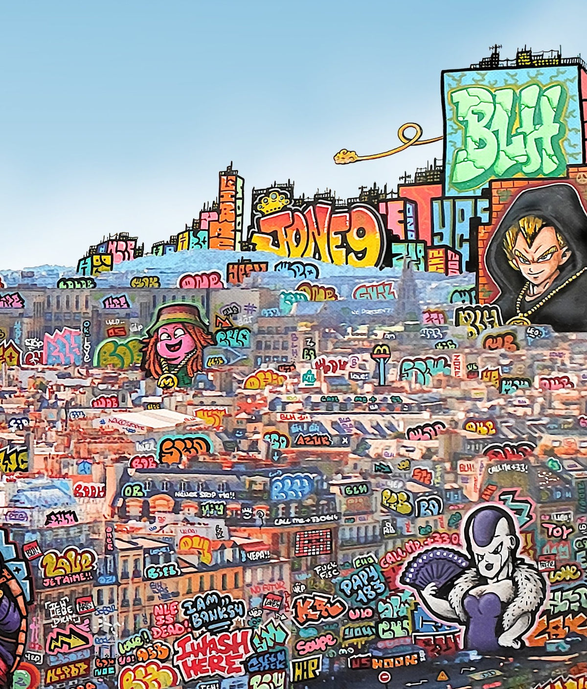 Paris Dbz Blue Sky XL