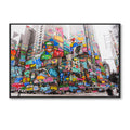 New York Junior, BLACH®, rendu encadré sur toile