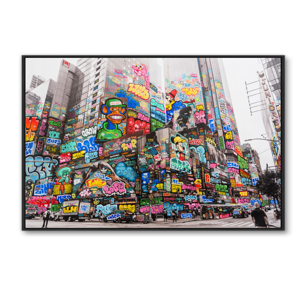 New York Junior, BLACH®, rendu encadré sur toile