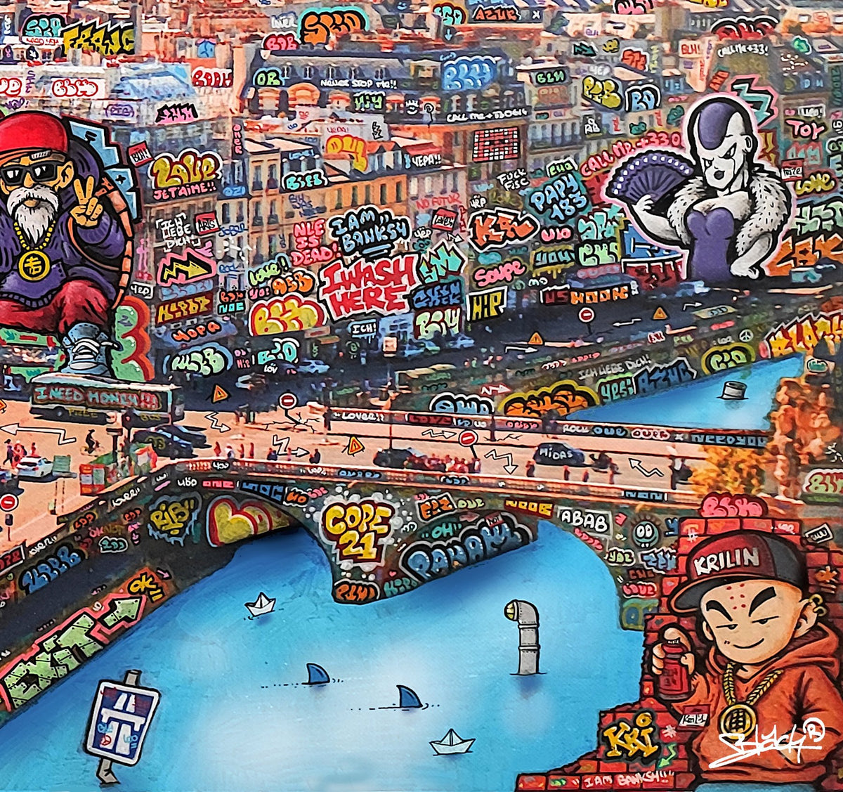 Paris Dbz Blue Sky XL