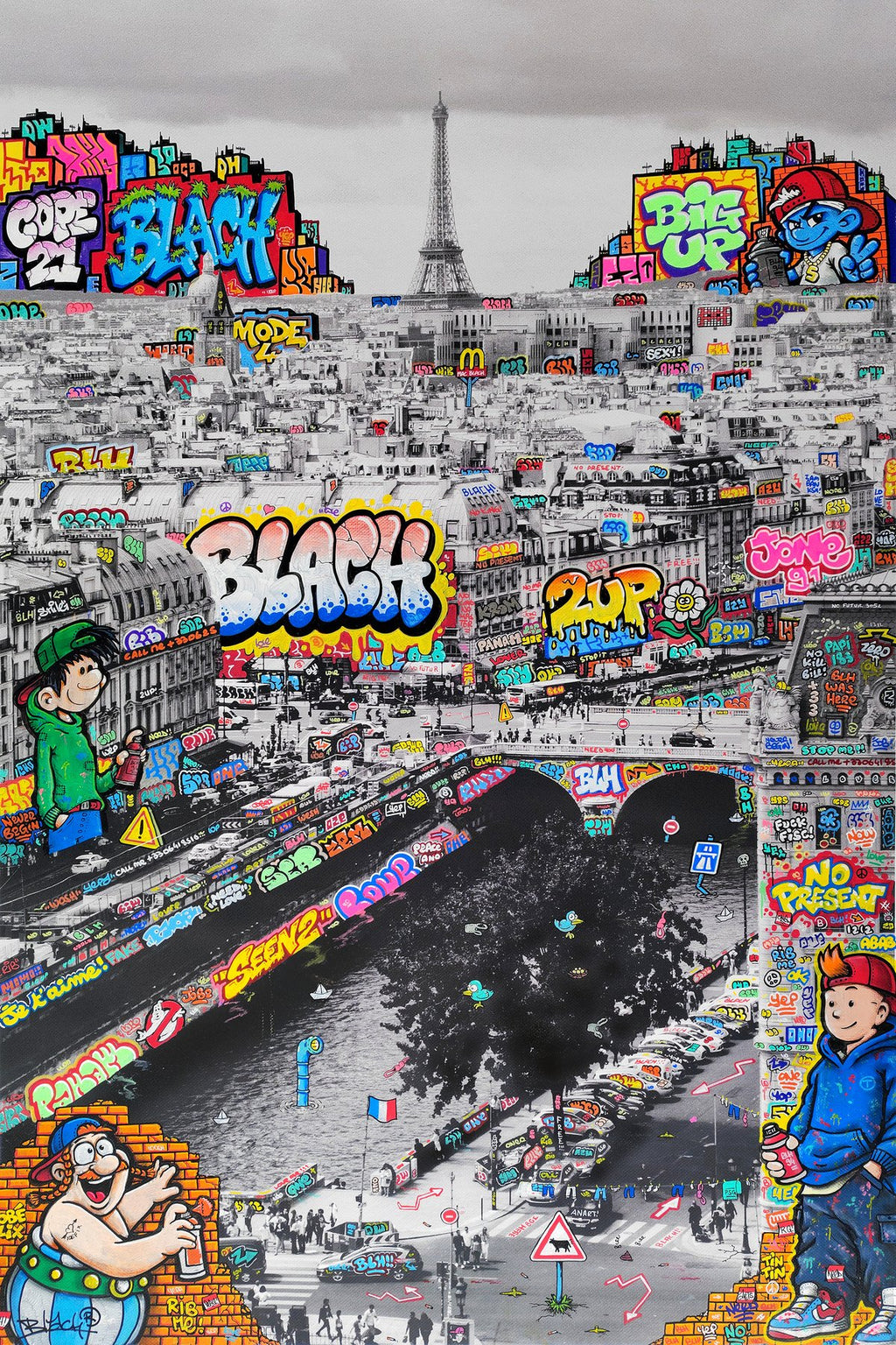 Paris Bande dessinée vertical XXL